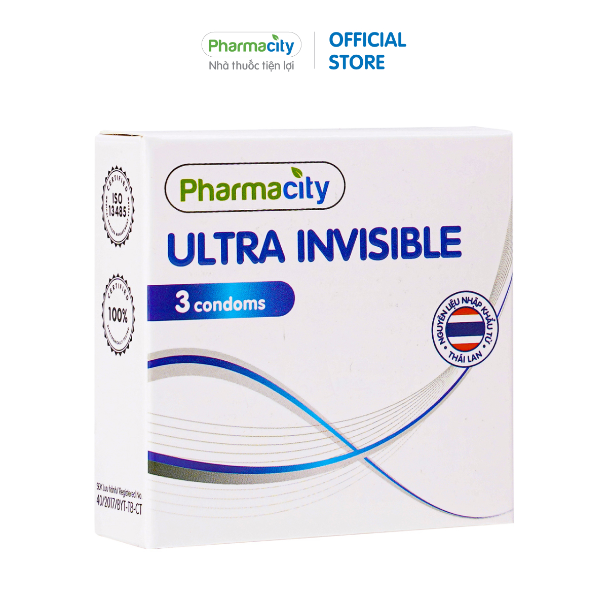 Bao cao su siêu mỏng Pharmacity Ultra Invisible