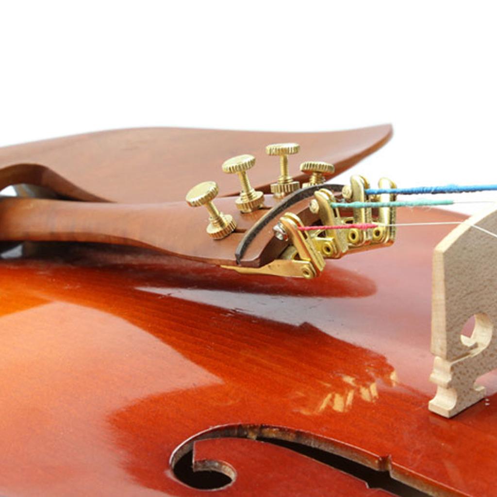 4 Pcs Of Set Violin String Fine Tuner Adjusters Violin Replacement Parts