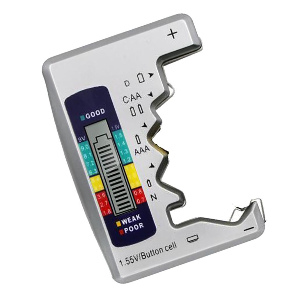 Test Tool Volt Checker for 9V 1.5V Battery Load Tester Analyzer