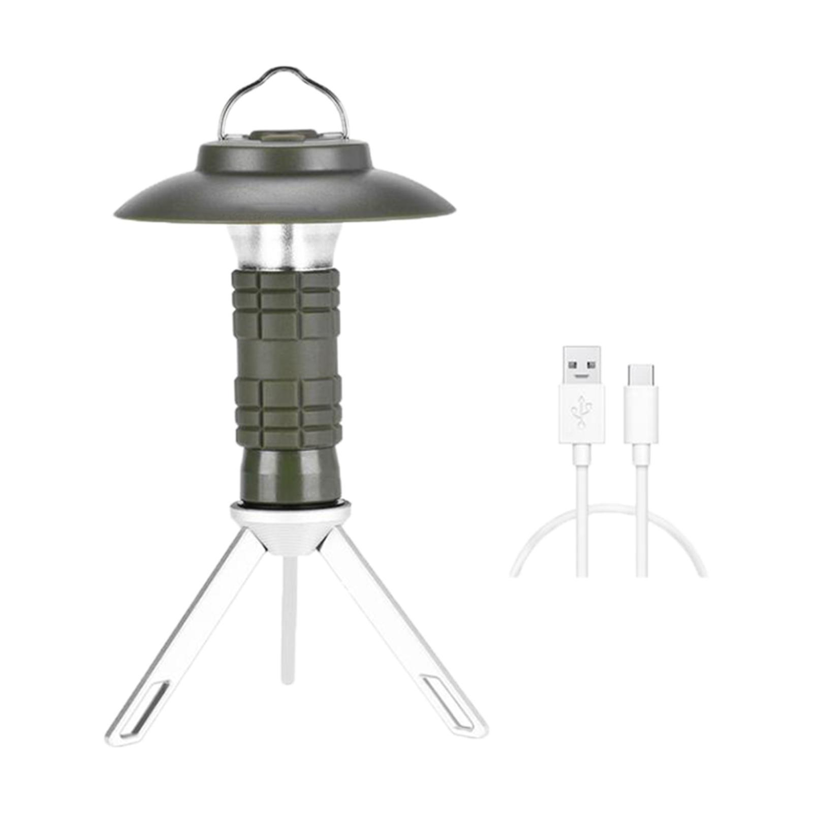 LED Camping Lantern Lamp Outdoor Light Detachable Tripod Portable for Hiking