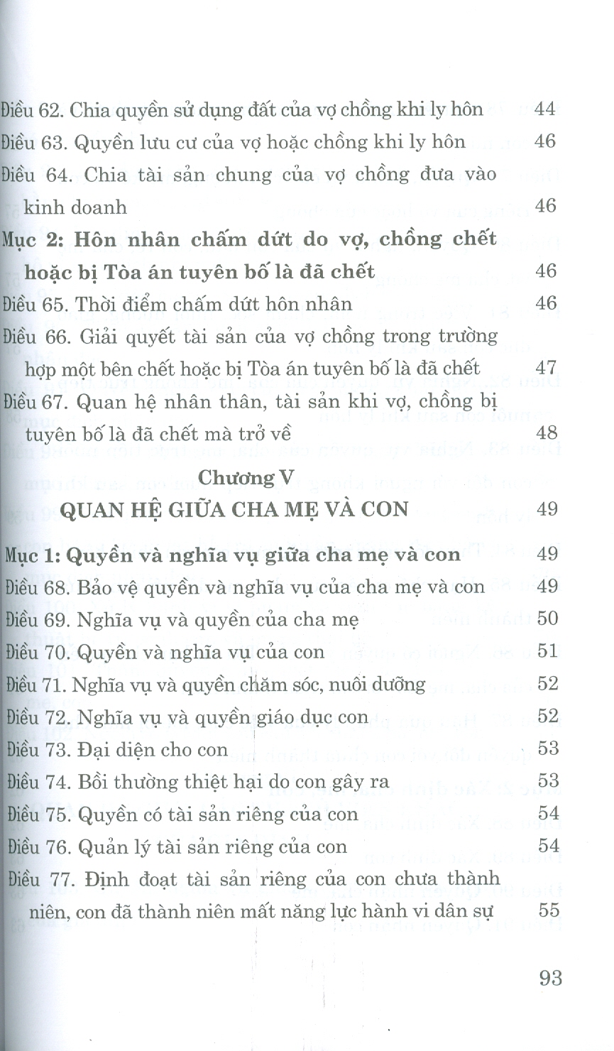 Luật Hôn Nhân Và Gia Đình Năm 2014