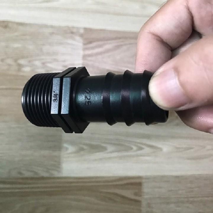 Nối ren ngoài 27mm ra ống pe 25mm- Combo 20