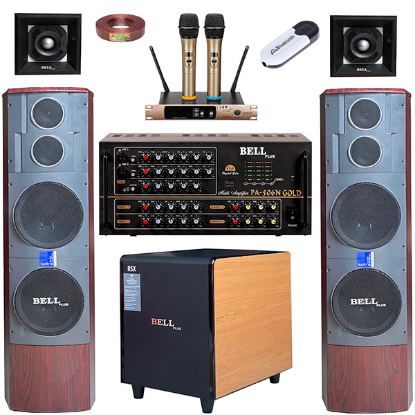 Bộ dàn karaoke gia đình KM - 506N GOLD Bellplus