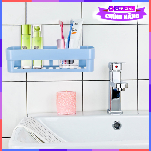 Giỏ Treo Tường Nhà Tắm Vouller Bền Đẹp, Giá Đựng Đồ Đa Năng Không Cần Khoan Tường Siêu Tiện Dụng Tặng Kèm Miếng Dán Chắc Khỏe - Giao Màu Ngẫu Nhiên - Hàng Chính Hãng