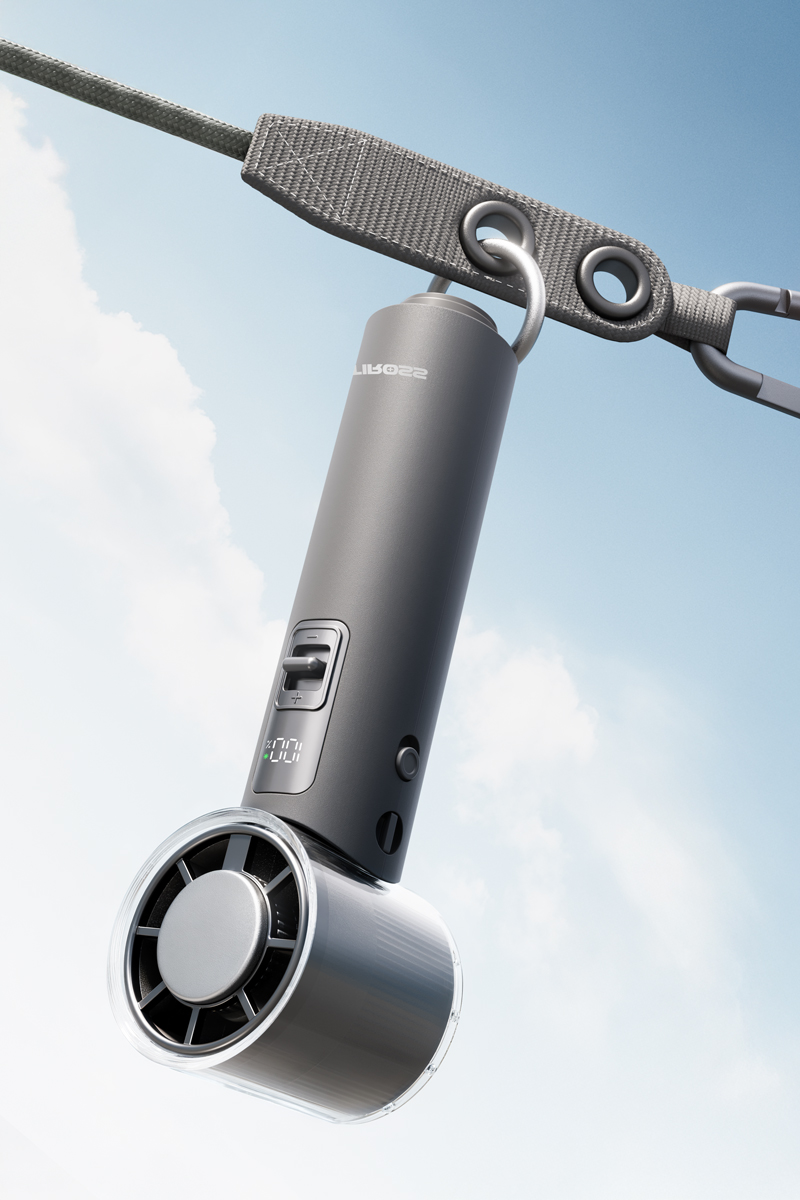 Quạt tích điện cầm tay USB TIROSS 5W, 3000mAh TS3431 - Hàng chính hãng