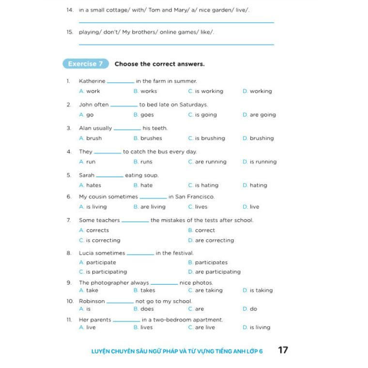 Sách - Luyện Chuyên Sâu Ngữ Pháp Và Từ Vựng Tiếng Anh 6 - Biên soạn theo chương trình SGK mới Global Success