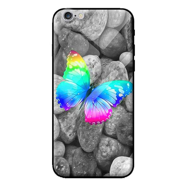 Ốp lưng kính cường lực cho iPhone 6S Plus BƯỚM 1 - Hàng chính hãng