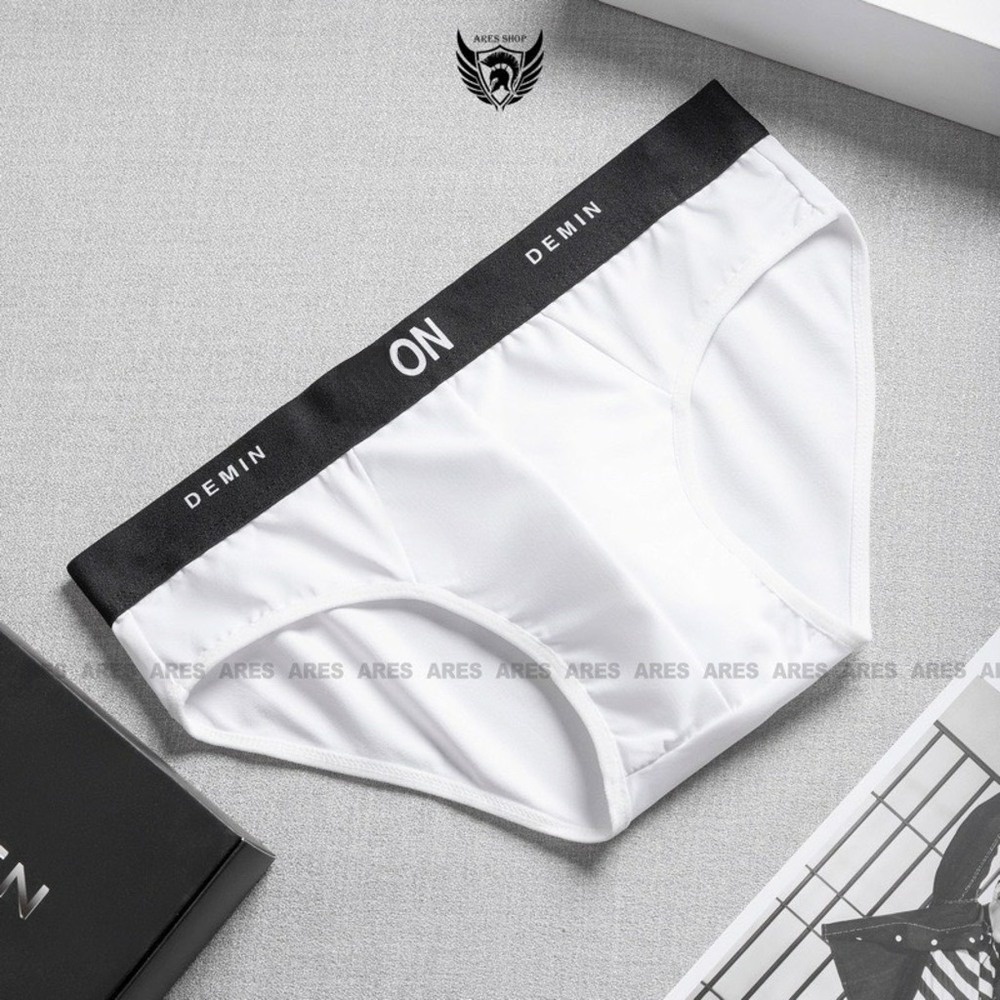 Quần lót nam , quần sịp tam giác họa tiết Iconn cao cấp chất thun lạnh kháng khuẩn co giãn 4 chiều - ARES SHOP