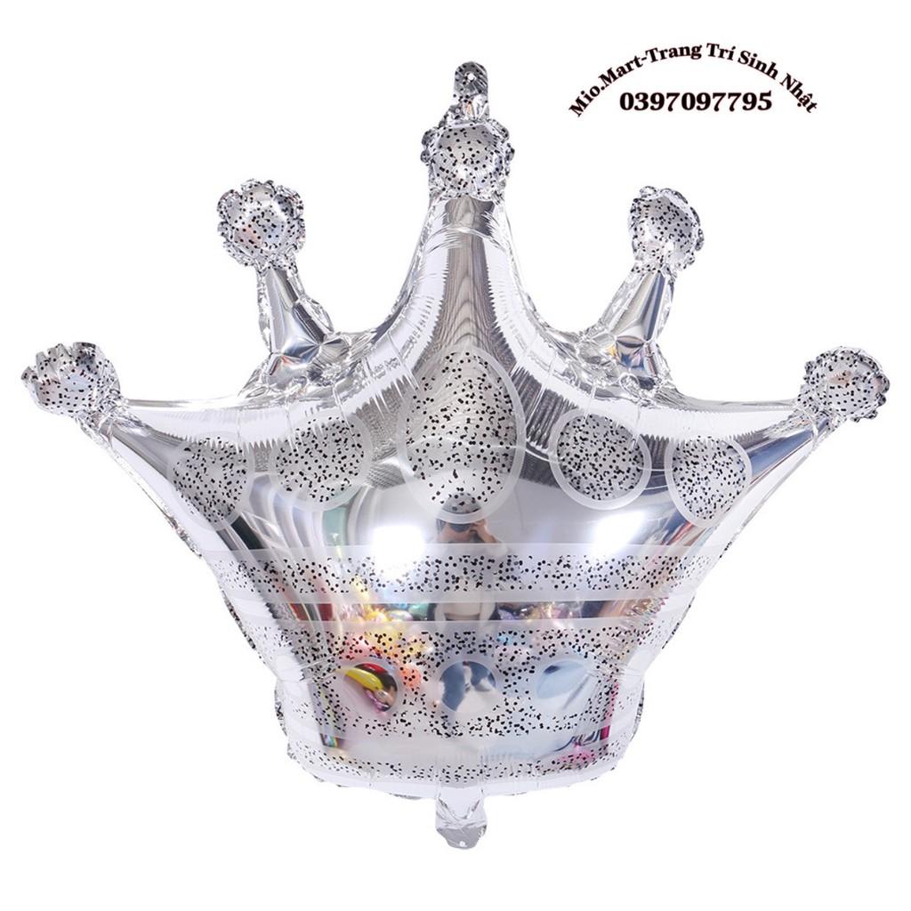 Bóng Hình Vương Miện Ánh Kim Đủ Các Màu Trang Trí Tiệc Sinh Nhật BB82