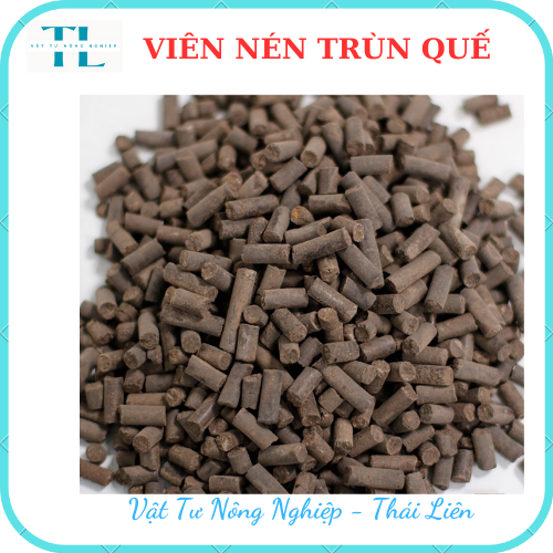 Phân trùn quế Sfarm dạng viên nén cao cấp bao 1kg dùng cho phong lan, hoa cảnh các loại cây