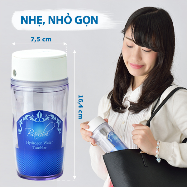 Bình Tạo Nước Giàu Hydro Cầm Tay Kijazu