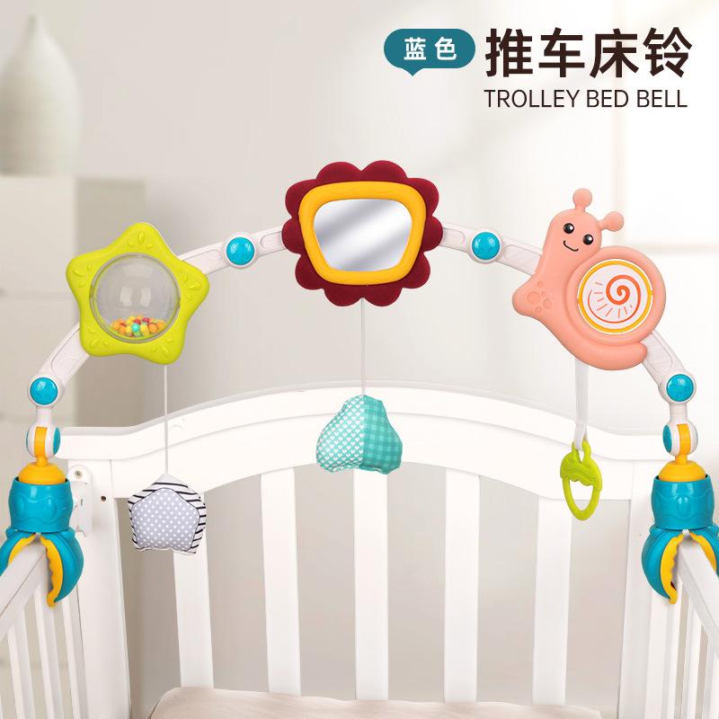 Khuyến mãi Yuan Lebao 0-1 tuổi hươu sao nhỏ chuông giường giáo dục sớm xoa dịu xoay âm nhạc lạch cạch chiếu câu chuyện máy đồ chơi trẻ em
