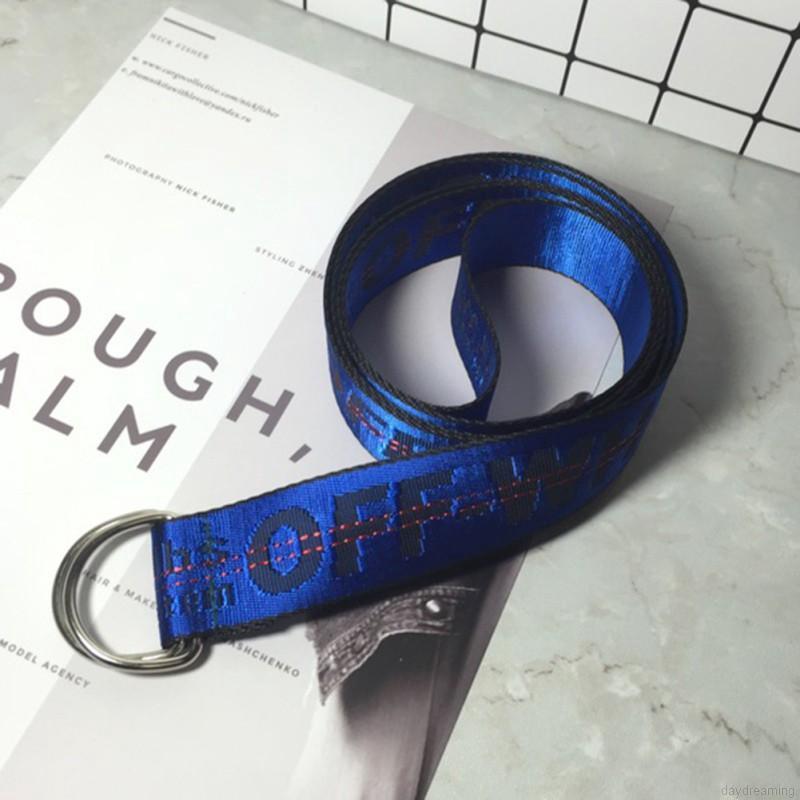 Dây thắt lưng thêu chữ thời trang