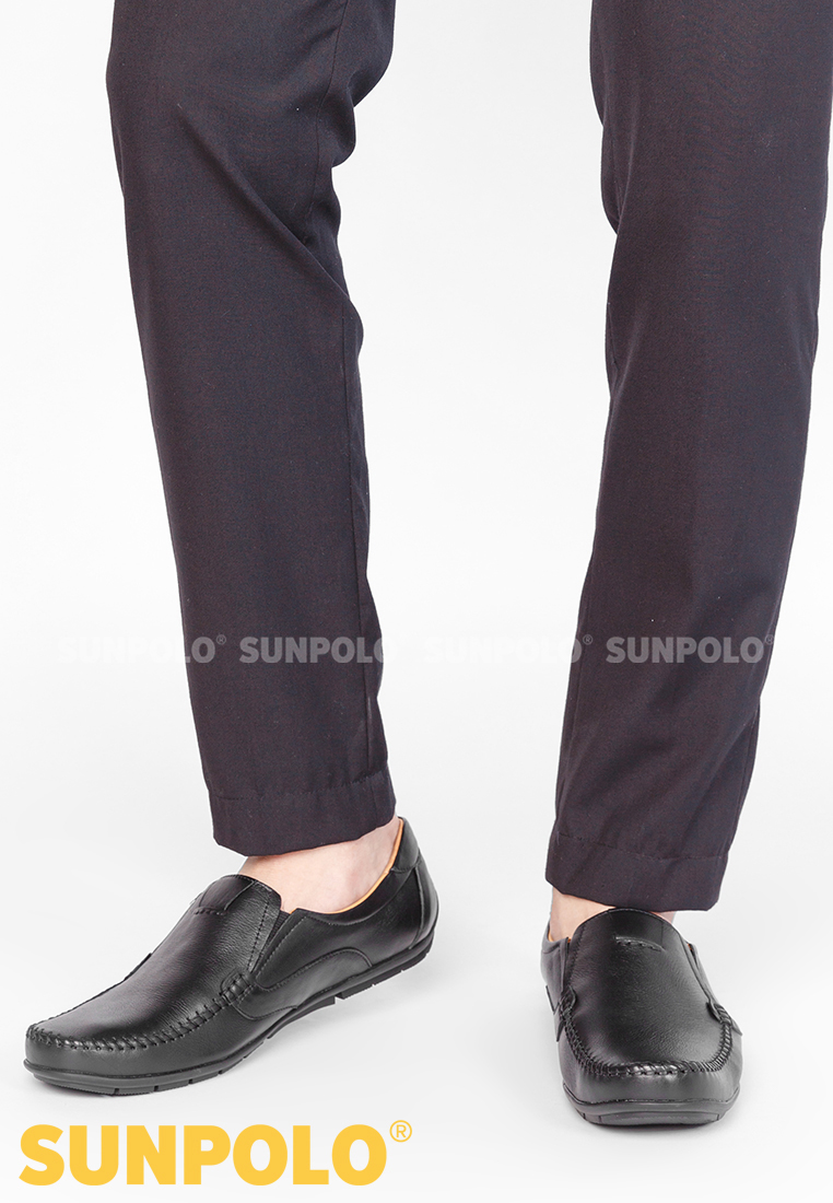 Giày Lười Nam Da Bò SUNPOLO SUKT2582