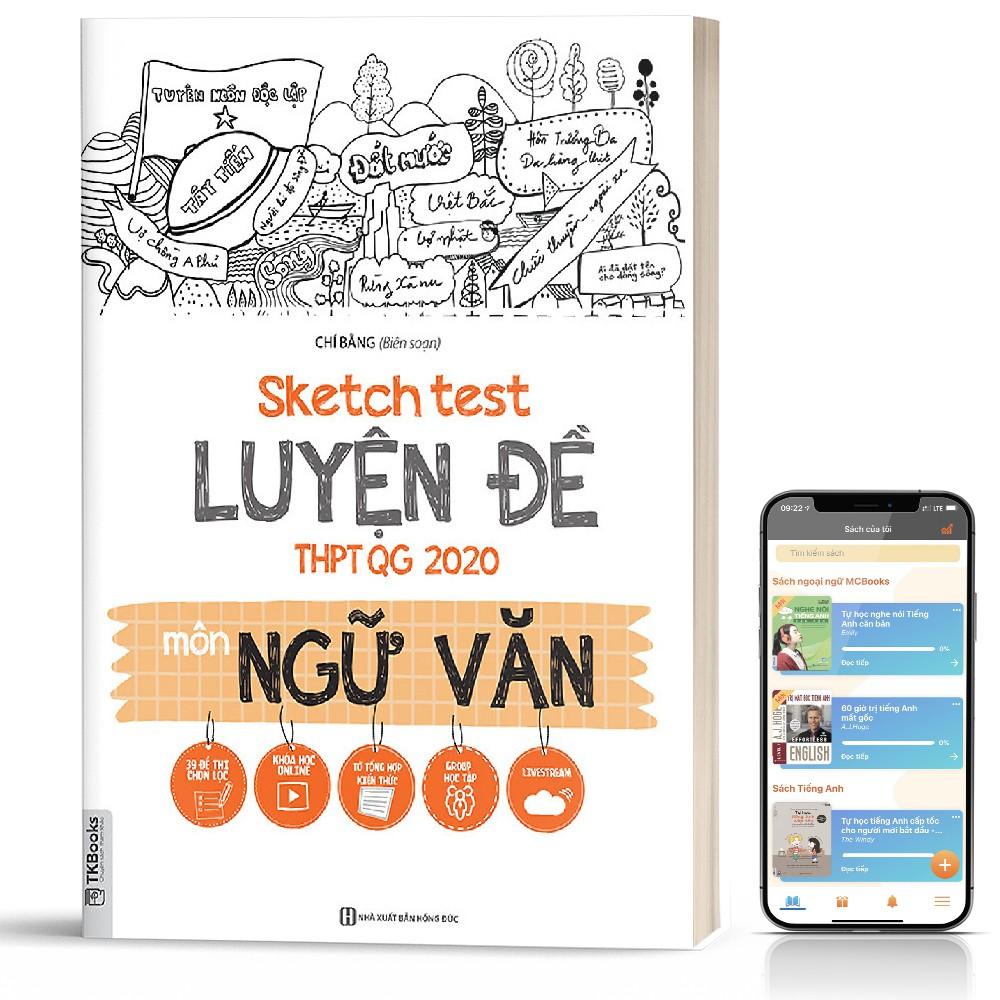 Sách - Sketch test luyện đề THPTQG 2020 môn Ngữ văn