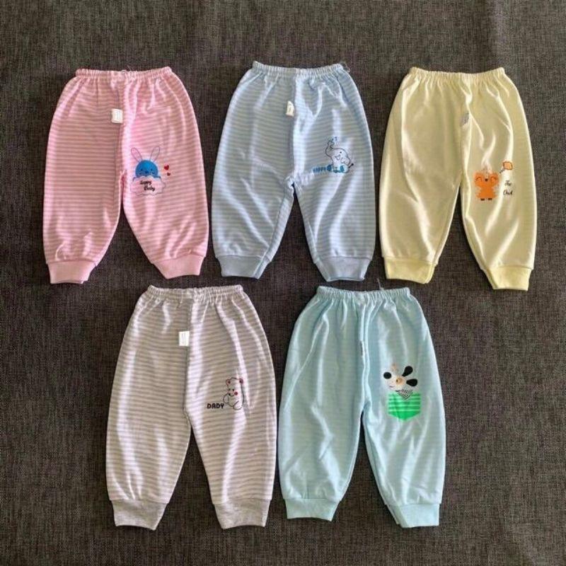 Quần chục dài cotton nỉ bo gấu cho bé