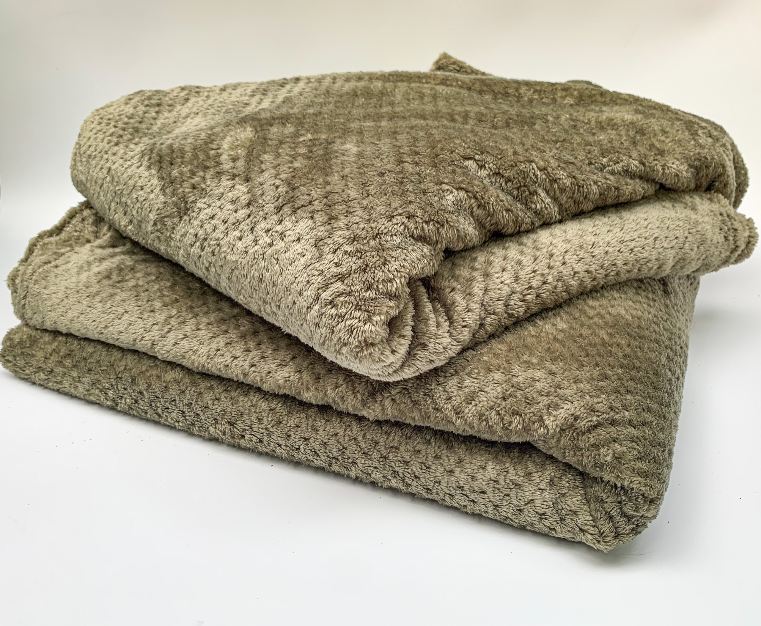 Mền lông cừu vân hạt bắp vải microfiber cao cấp A 1m6x2m - mềm mại, ấm áp, thấm hút tốt