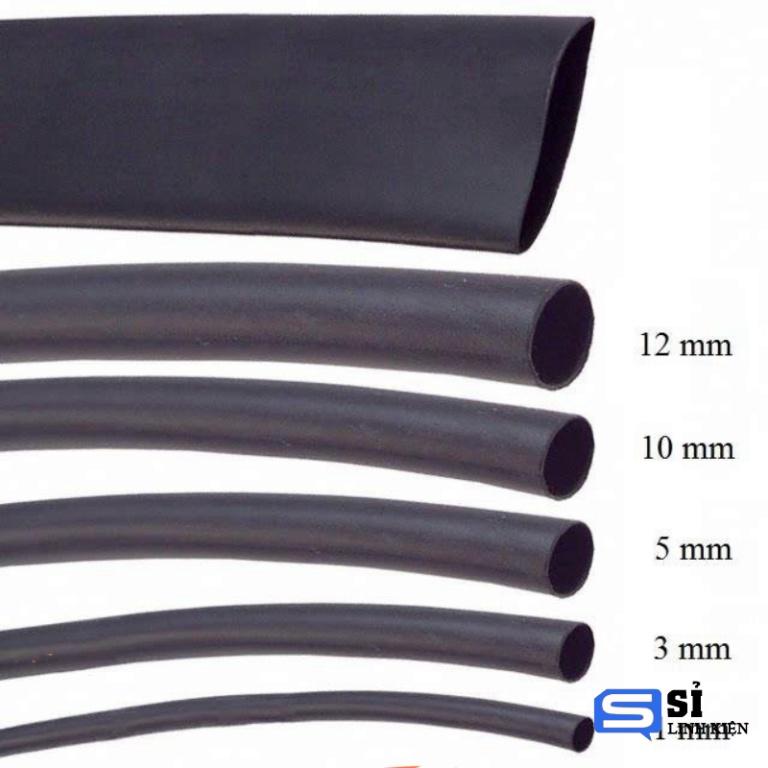 Ống gen nhiệt, Ống co nhiệt, nhiều kích cỡ, đóng gói 1 mét