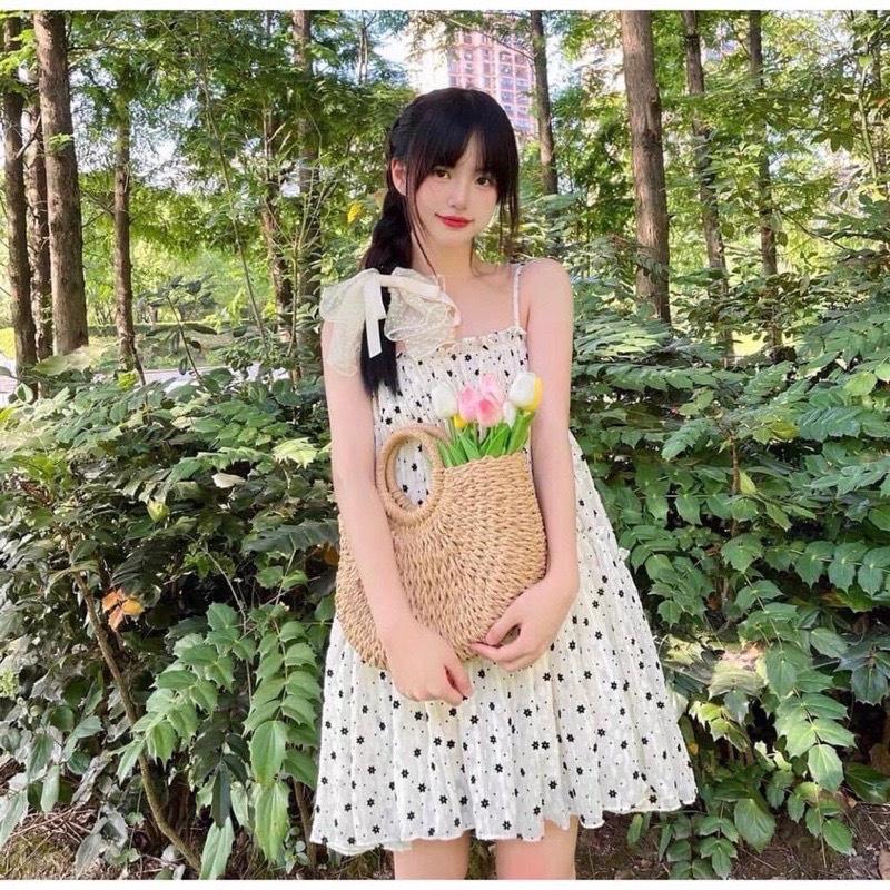 Váy 2 Dây Hoa Nhí Baby Doll