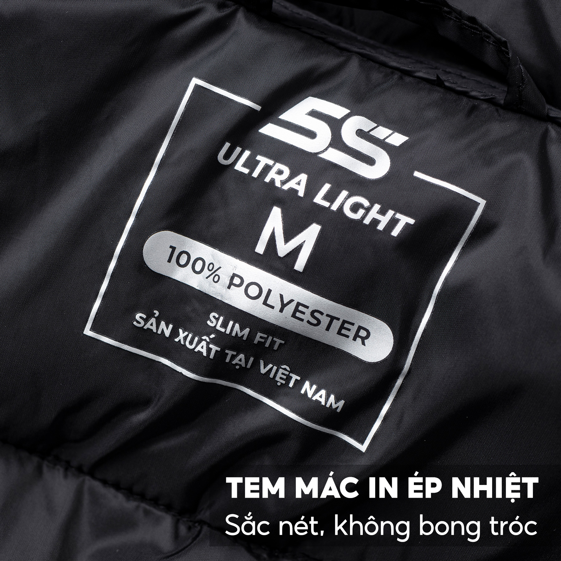 Áo Khoác Nam Chần Bông 5S Premium Siêu Nhẹ, Chất Liệu Bông Xay Kháng Khuẩn, Siêu Ấm (AKS22002)