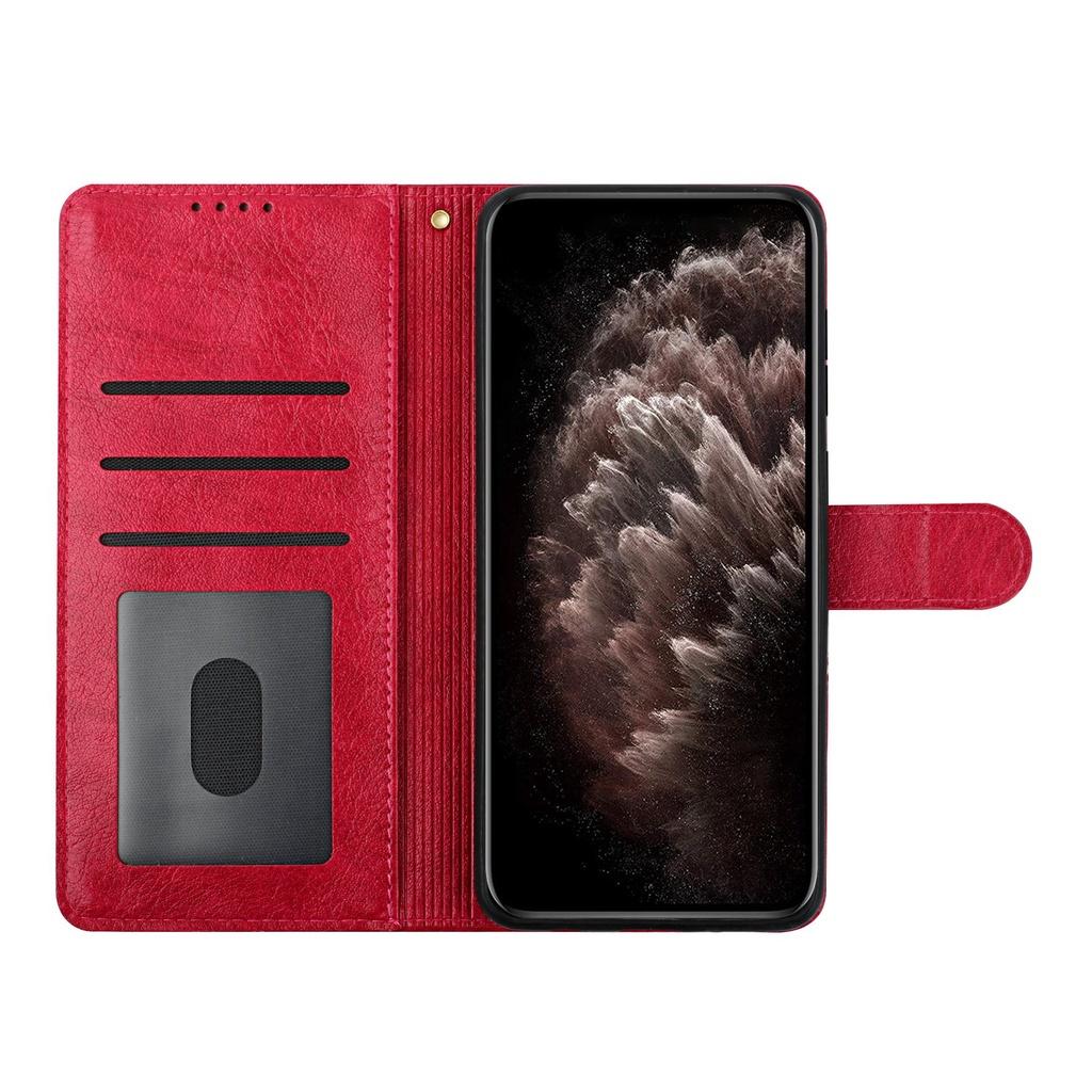 Bao da điện thoại nắp lật kèm ngăn đựng thẻ cho Oppo A5 / A9 A52 A72 A92 A31 A8 A53 2020 A91 A93 A74 4G F15 F17 Pro Reno4 Lite Reno4F