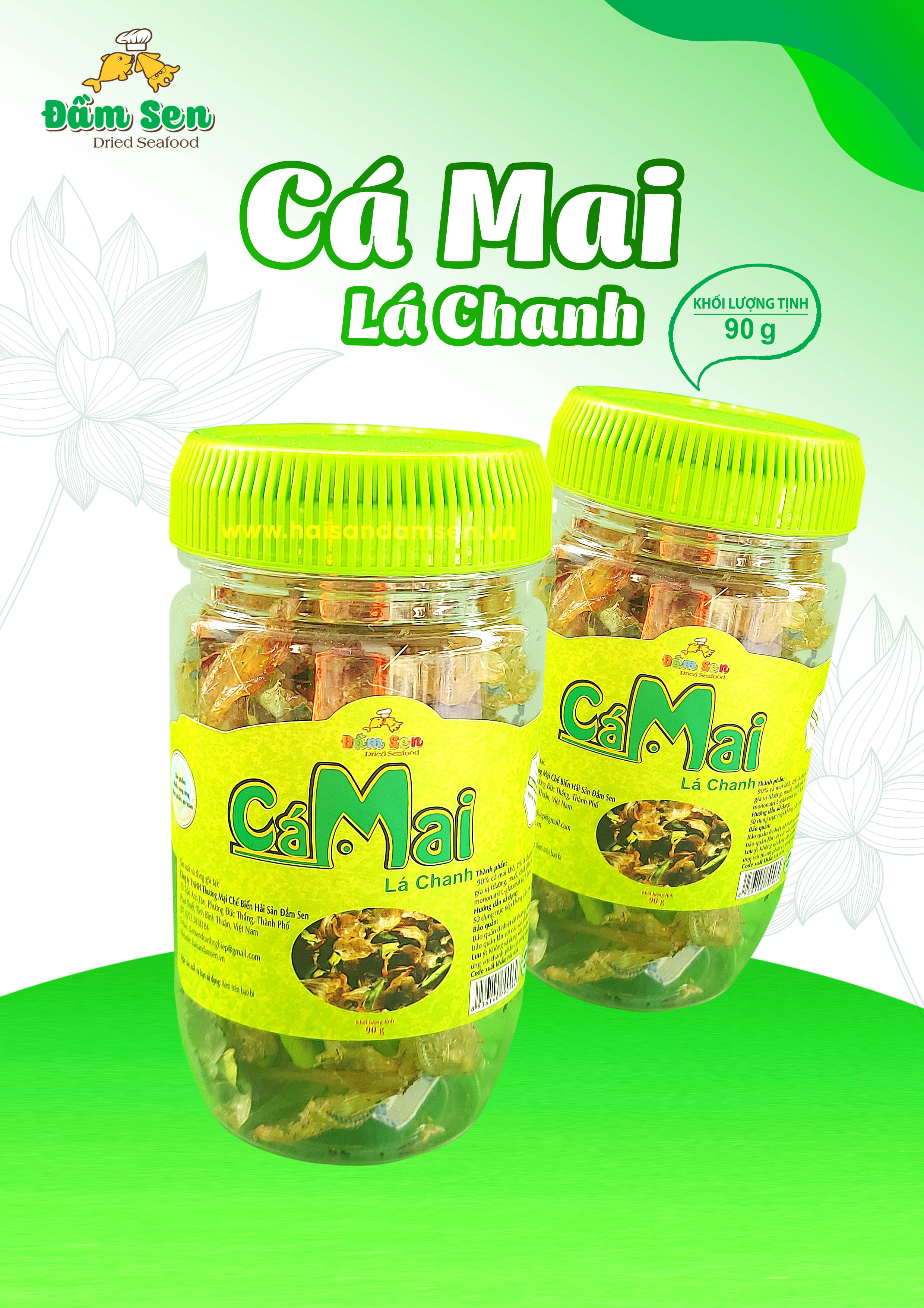 Cá Mai Lá Chanh Đầm Sen - 1Kg - Ocop 4 Sao