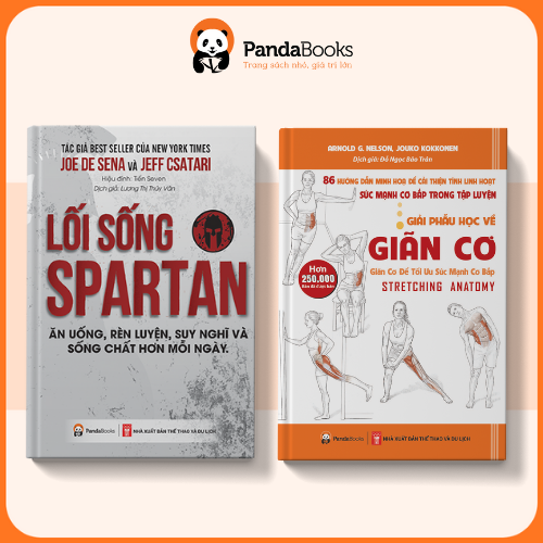 Sách - Combo 2 cuốn Giải phẫu học về giãn cơ + Nhật ký 365 ngày chạy bộ