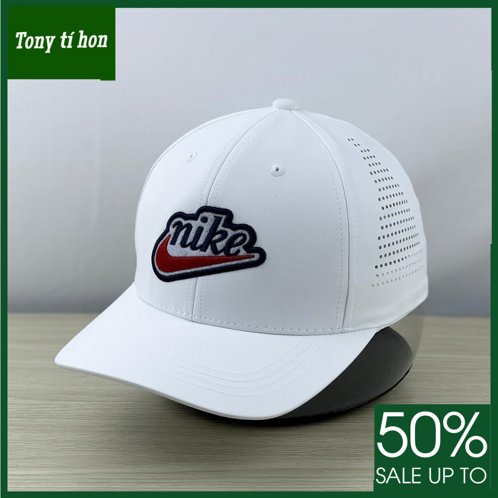 Tony tí hon - Mũ nón kết lưỡi trai bít đuôi thêu logo xanh đỏ thời trang nam nữ cao cấp - nhiều màu - màu đen
