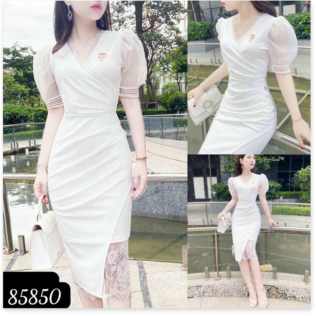 ĐẦM BODY UMI TRẮNG SANG TRỌNG XỊN XÒ CHO CÁC QUÝ CÔ NƯƠNG MẪU MỚI NHẤT HIỆN NAY LANA FASHION