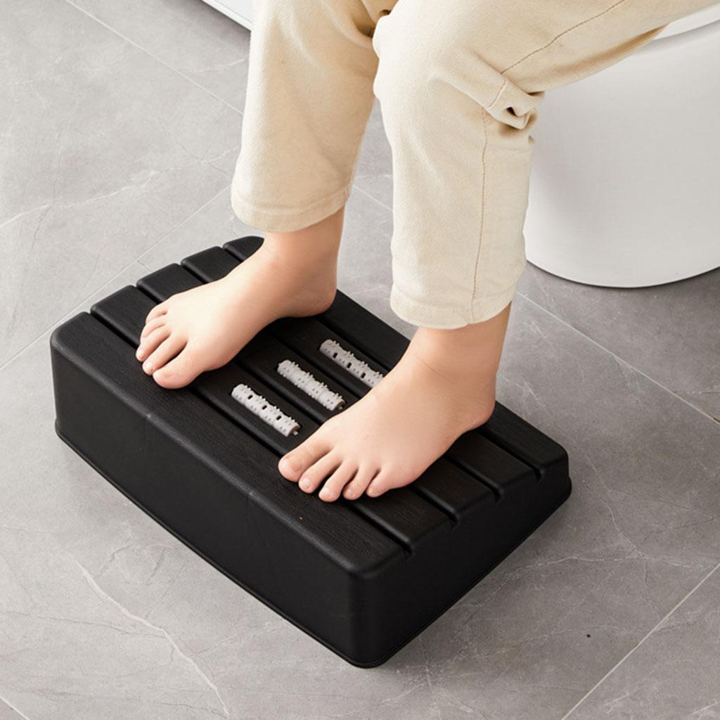 2Pcs Footrest Under Desk Foot Pedal Foot Rest Massage Roller Home Travel