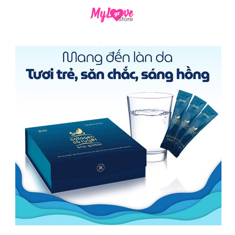 Combo 5 Hộp Collagen Cá Tuyết Ona Global Giảm Lão Hóa - Tươi Trẻ - Săn Chắc - Sáng Hồng Da + Tặng 1 Hộp Collagen Cá Tuyết Ona Global