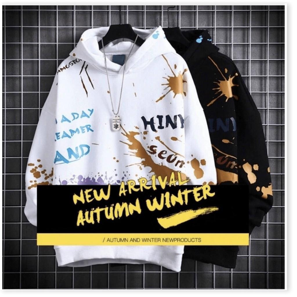 Áo khoác hoodies có mũ nam hoạ tiết cực chất