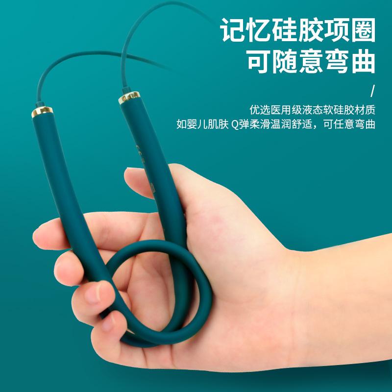 Giao hàng nhanh tai nghe bluetooth không dây đeo cổ chip Qualcomm giải mã loại bán nhét tai thời lượng pin dài phù hợp cho Apple