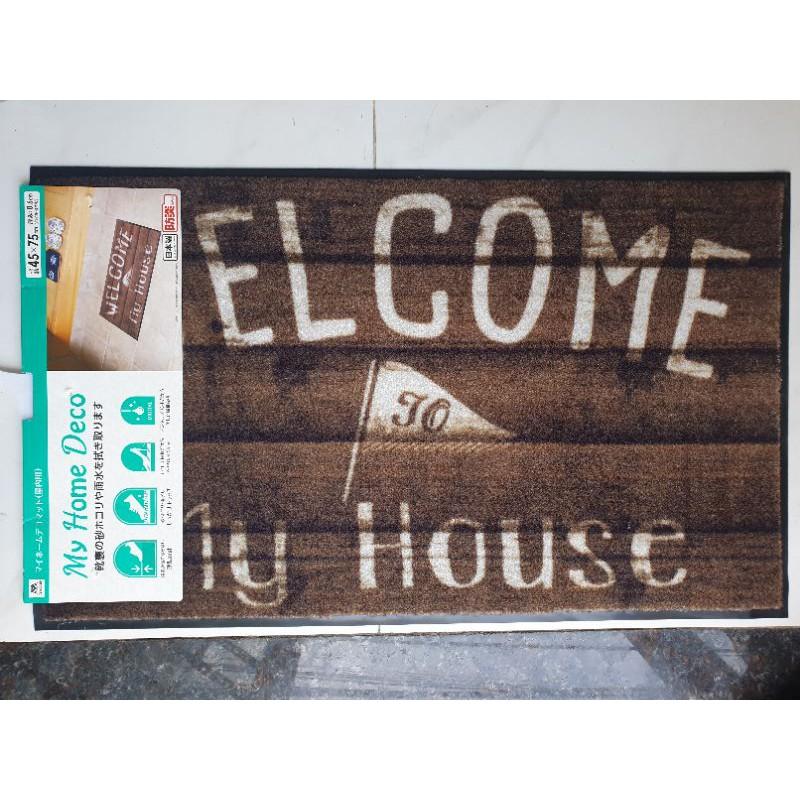 Hình ảnh THẢM WELCOME DOORMAT ĐẾ CAO SU CHỐNG TRƯỢT CONDOR JAPAN