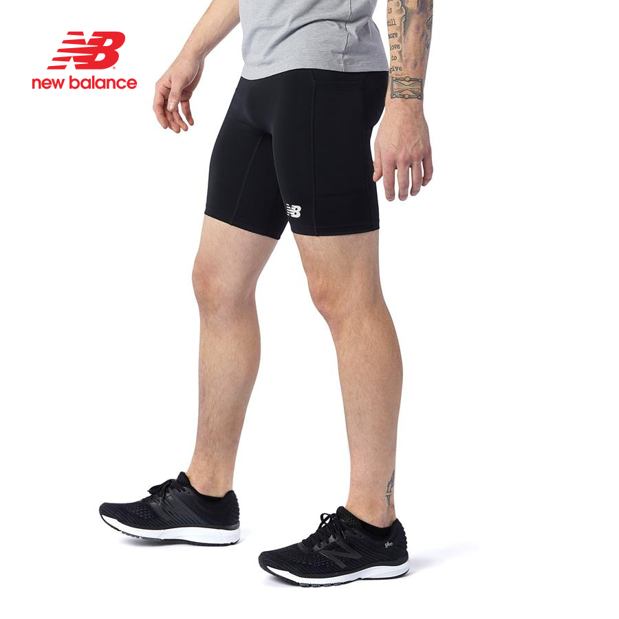 Quần ngắn thể thao nam New Balance Fast Flight 8 Inch Fitted - MS11249BK (Form Quốc Tế