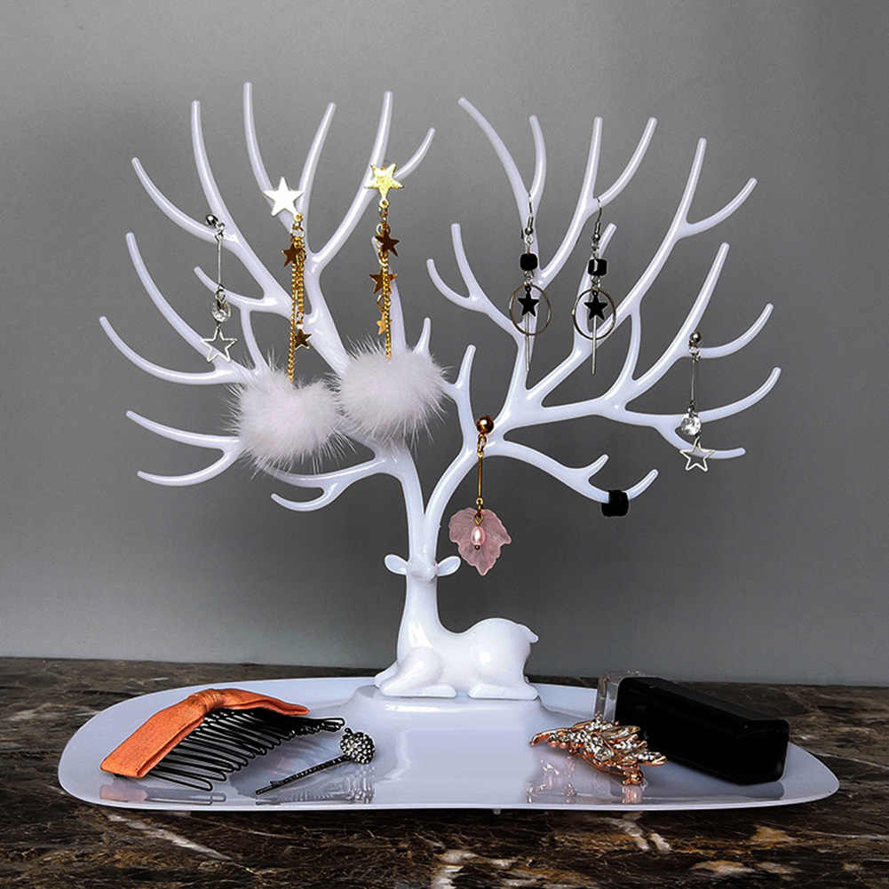 Cây treo trang sức nhiều nhánh trang trí decor độc đáo tặng kèm 1 dây cột tóc hoa mặt trời- màu sắc giao ngẫu nhiên