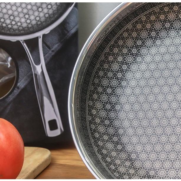 Chảo chống dính hoa tuyết bếp từ cào không xước Kims Cook Noon Song Hàn Quốc - 20cm/22cm/24cm/26cm/28cm/30cm/32cm