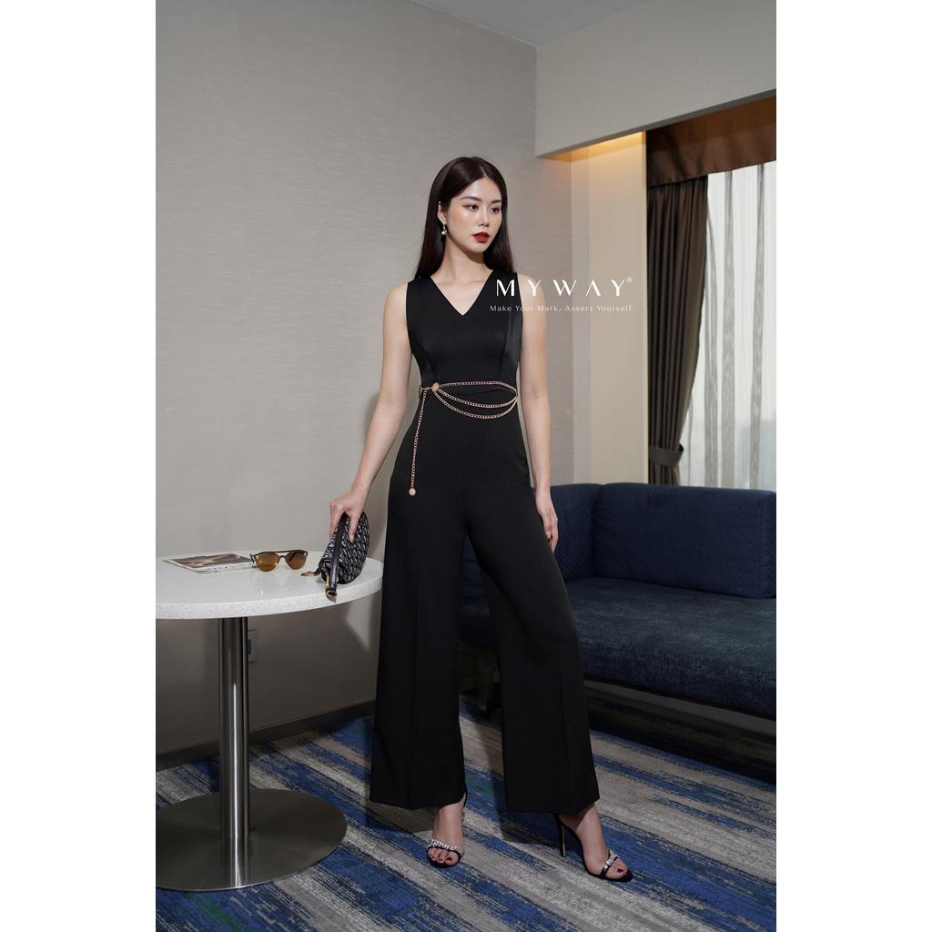 Bộ JUMSUIT Nữ MY WAY Không Tay Sang Trọng 1MQLA0128