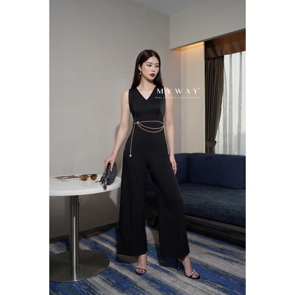 Bộ JUMSUIT Nữ MY WAY Không Tay Sang Trọng 1MQLA0128