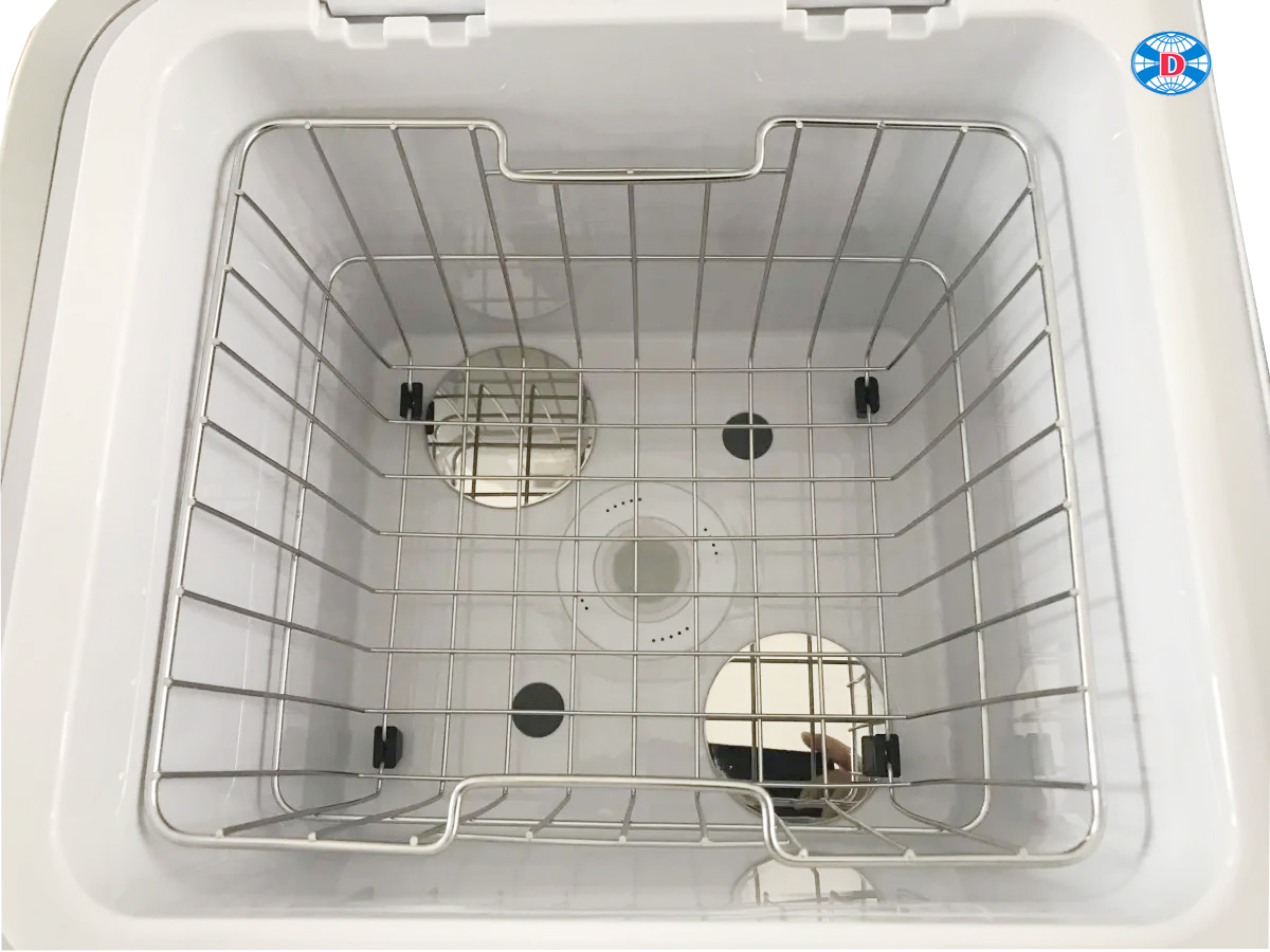 Máy rửa và diệt khuẩn dùng cho thực phẩm, rau củ quả HM-GS20 với 3 chức năng trong 1 tích hợp Sóng siêu âm, Ozone, Plasma