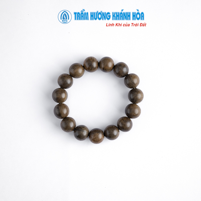 Vòng Kỳ Nam Tài Lộc ATC 77308 16 Hạt 13mm Vòng Tay Phong Thuỷ Thu Hút Tài Lộc