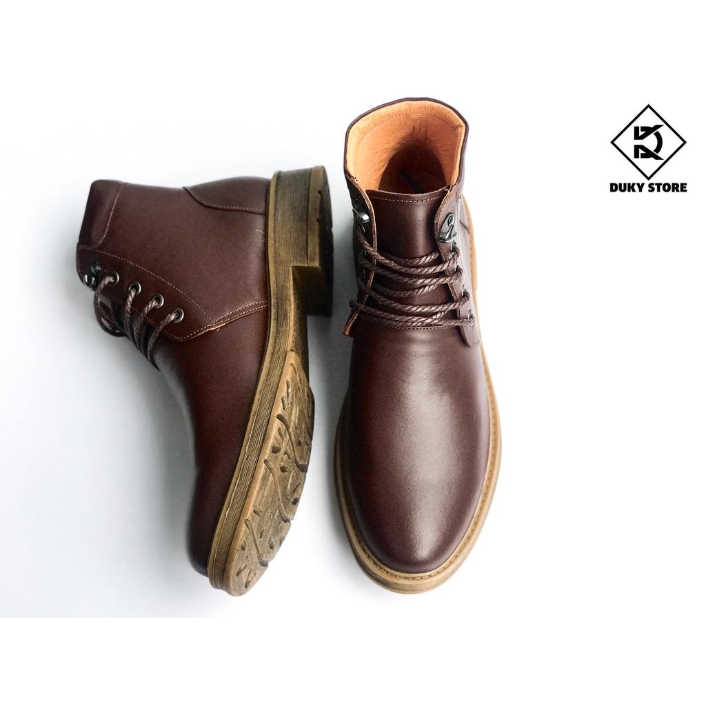 Boot nam da bò thật - Duky store