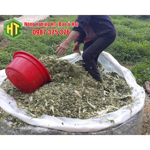 Bao nilon ĐA NĂNG LOẠI LỚN nặng 1,5kg, 2m x 3,1m dùng ủ thức ăn xanh (cỏ, ngô...) hoặc chứa nông sản, đồ kích thước lớn.