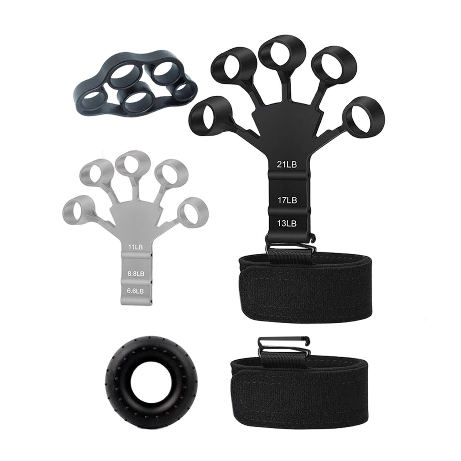 Hand Grip Strengthener Set Hand Grip Trainer 3Pcs Finger Exerciser Stretcher