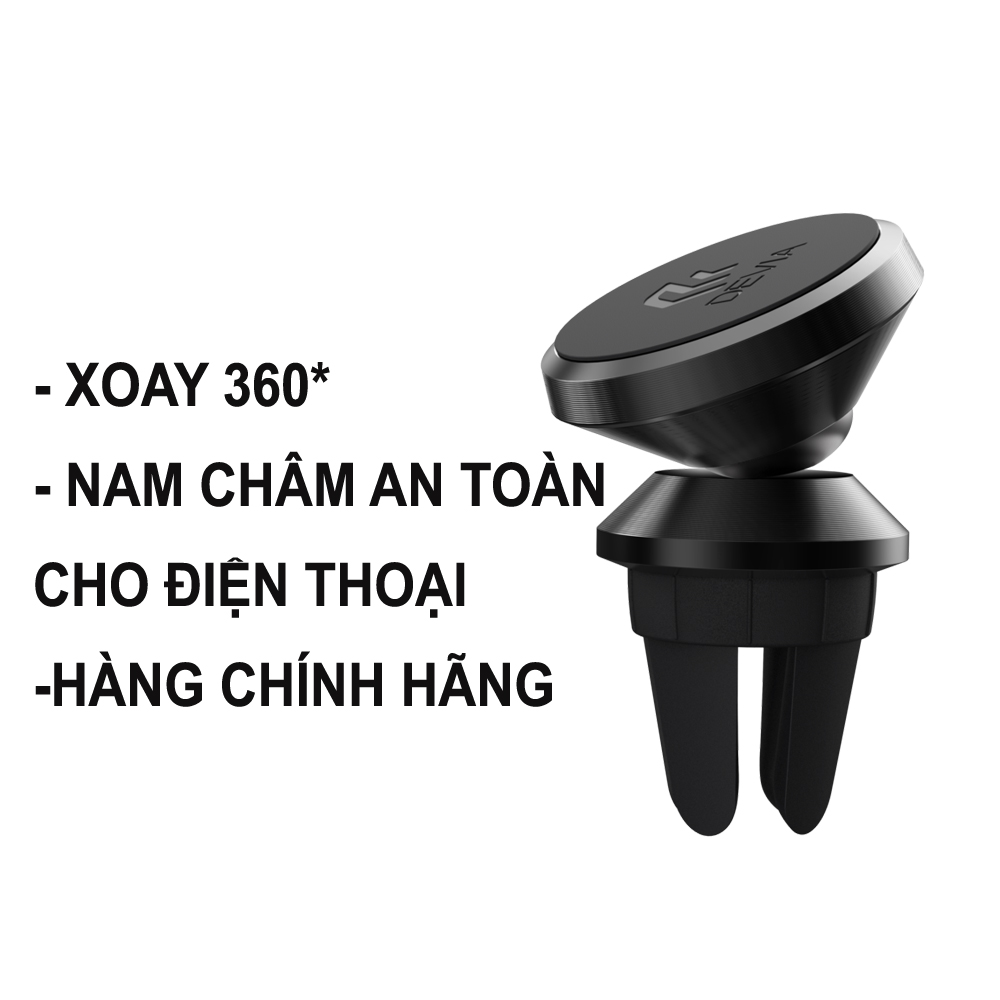 Giá đỡ diện thoại Devia Titan hút nam châm trên xe hơi