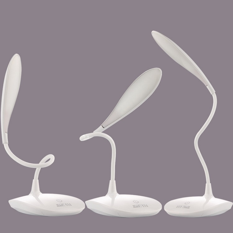 Đèn led để bàn đọc sách cắm USB thân đèn uốn cong