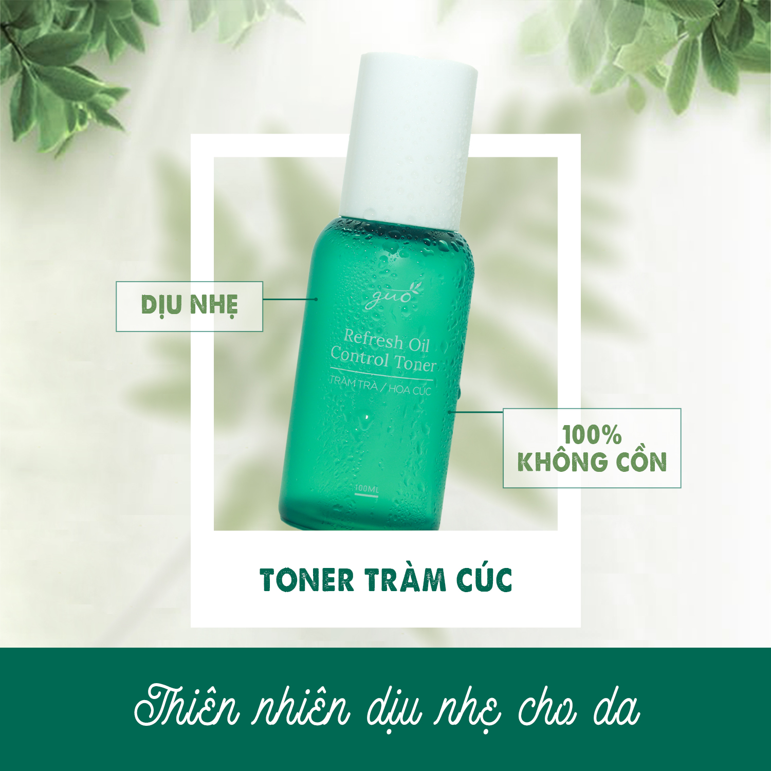 Toner Cân Bằng GUO - Refresh Oil Control Toner 100ml