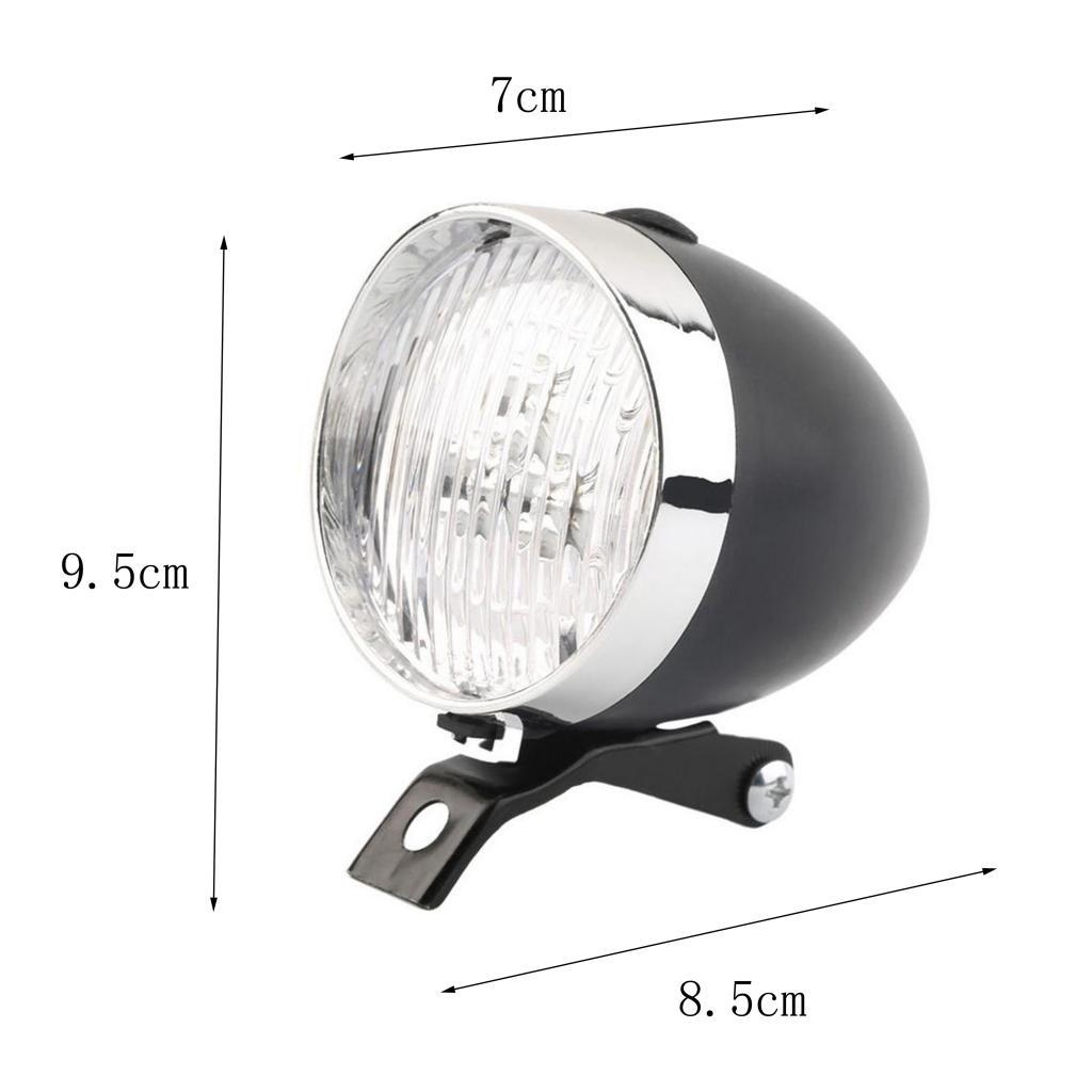 Bike Light Set, Super Bright 3 LED Bicycle Front Lights and 2 Light Mode Options