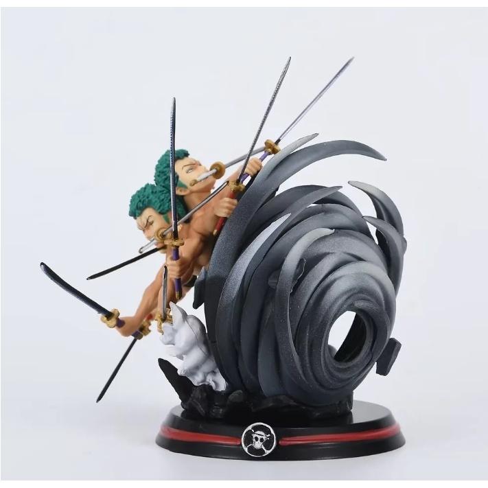 Mô hình zoro GK chibi 3 đầu 6 tay 14cm - vua hải tăc one piece