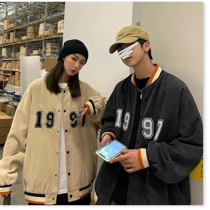 ÁO KHOÁC NHUNG NAM NỮ 1997 BOMBER UNISEX CHẤT LIỆU THOÁNG MÁT CHO MÙA HÈ TRANG NEMO 36 FASHION